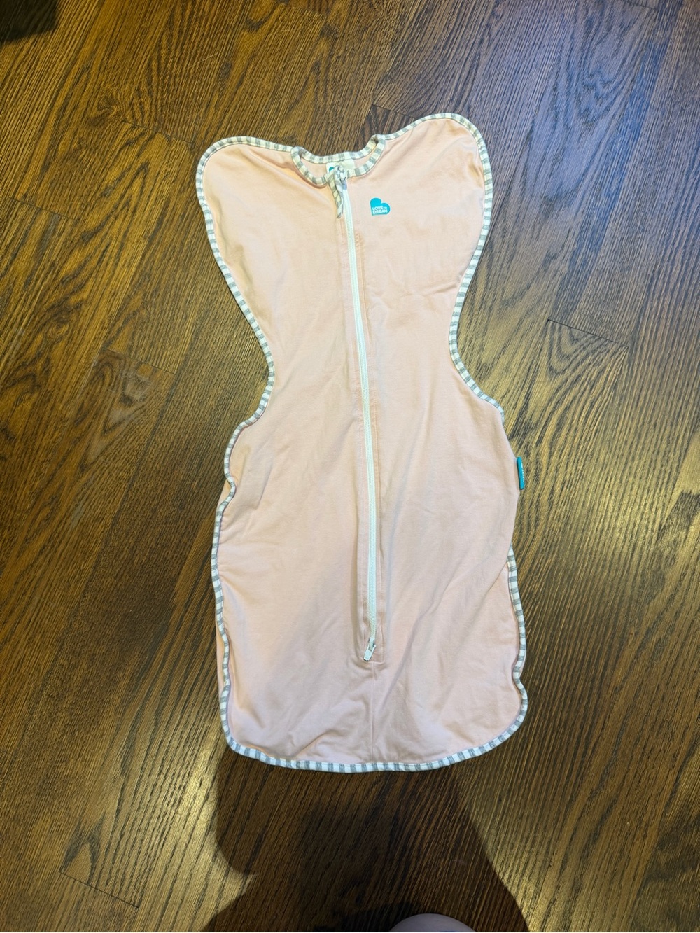 Love to dream Pink Swaddle Sleep Sack with Center Zipper